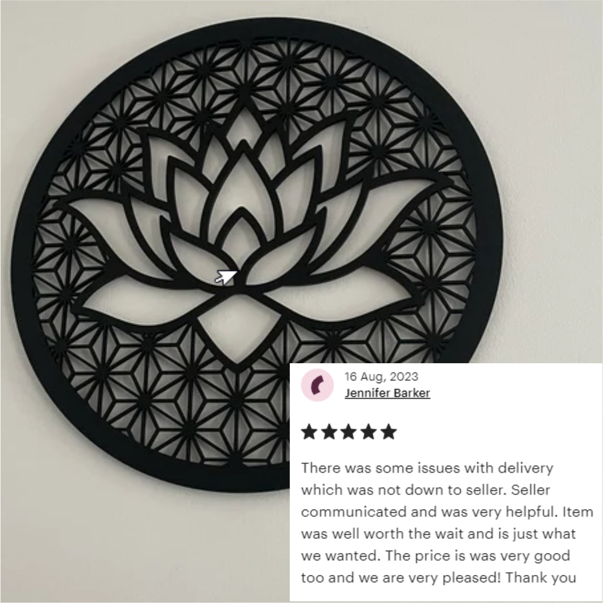 Floral Yoga Wall Decor