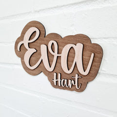 Nursery Decor-Nursery Name Sign-Nursery Wall Art-Baby Name Sign-Wooden Letters-Custom-Wood Sign-Calligraphy-Gift-Bedroom Decor-Personalised