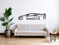 Lamborghini Aventador Car Silhouette Wall Décor MWA-CRD-09092212