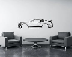 Ford Mustang Shelby GT 500 Car Silhouette Wall Décor MWA-CRD-09092213