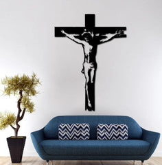 Jesus Cross VI Wood & Metal Wall Art