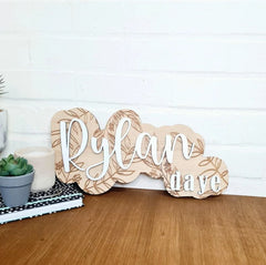 Nursery Decor-Nursery Name Sign-Nursery Wall Art-Baby Name Sign-Wooden Letters-Custom-Wood Sign-Calligraphy-Gift-Bedroom Decor-Personalised