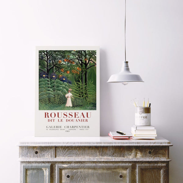 Rousseau Masterpiece Canvas Wall Art for Living Room, Printed Ready to Hang Canvas Wall Art