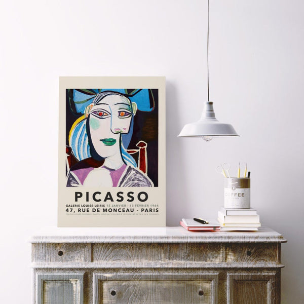 Picasso Canvas Wall Art for Living Room, Printed Ready to Hang Canvas Wall Art