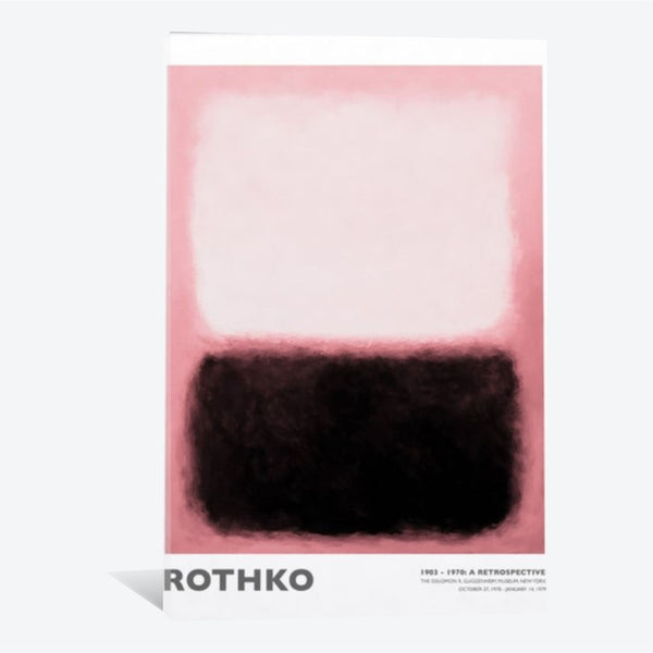 Rothko Canvas Wall Art for Living Room, Printed Ready to Hang Canvas Wall Art